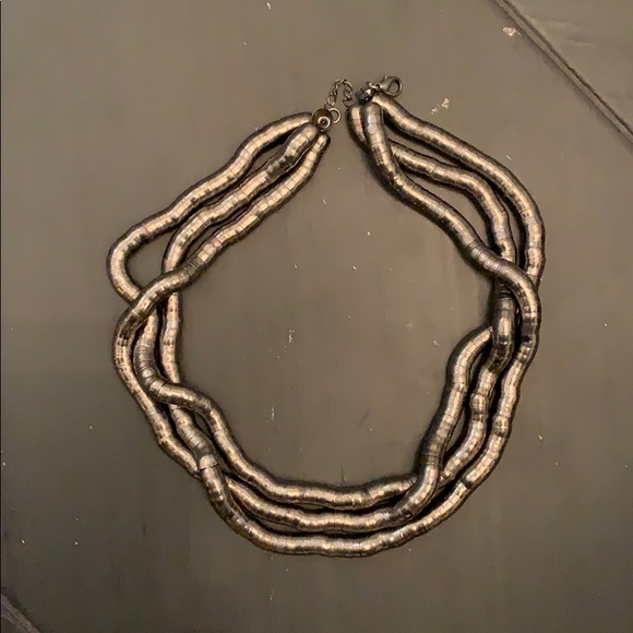 BCBG gun metal necklace - Picture 1 of 2